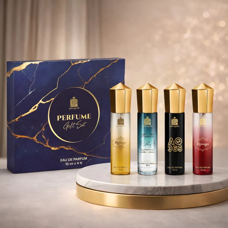 Perfume Gift Set 4 Pcs Premium Perfume Spray